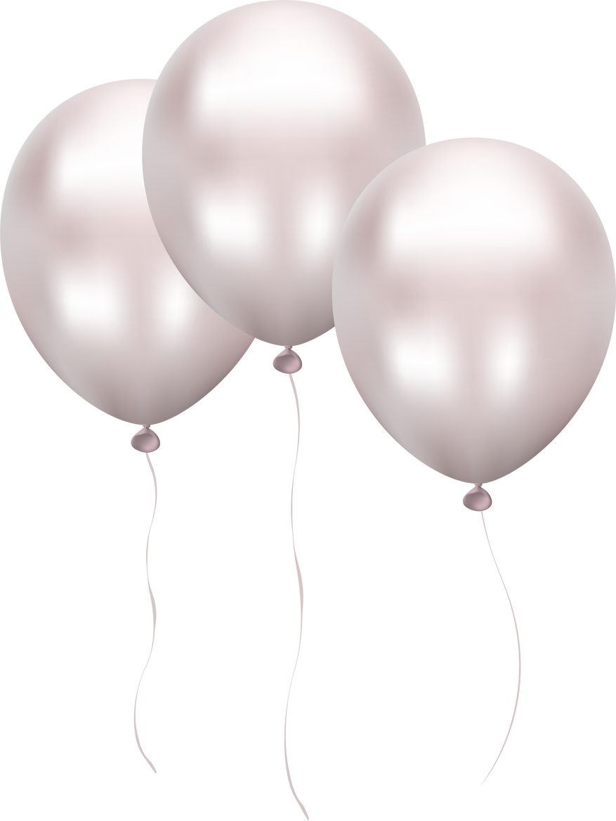 Metallic Celebratory Group Silver Balloons
